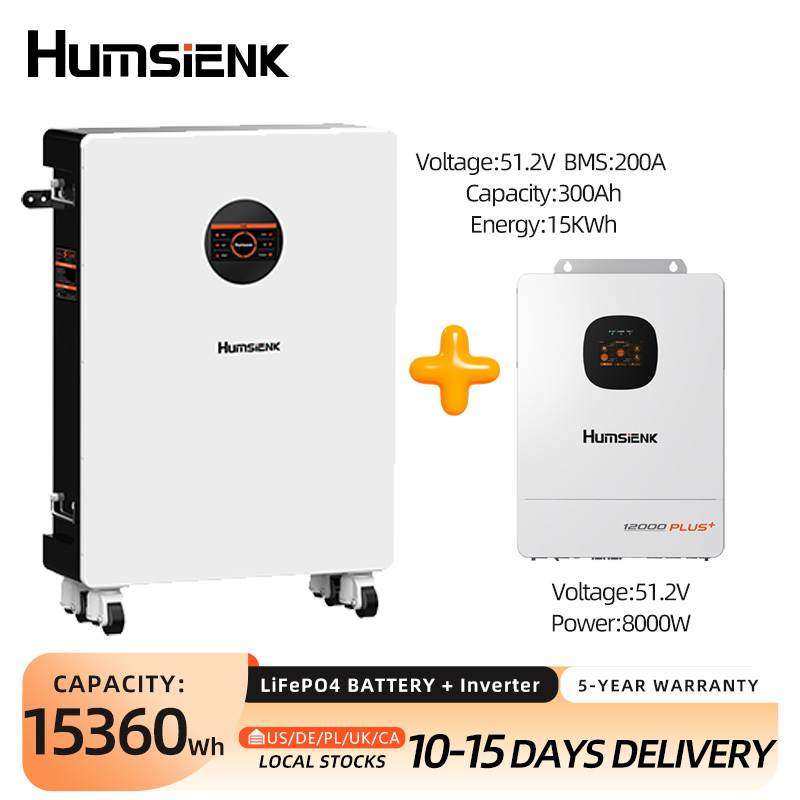 Humsienk 48V 300Ah LiFePO4 Blu - Mppt Hybrid Inverter 48V 8Kw 3 Phase review and price