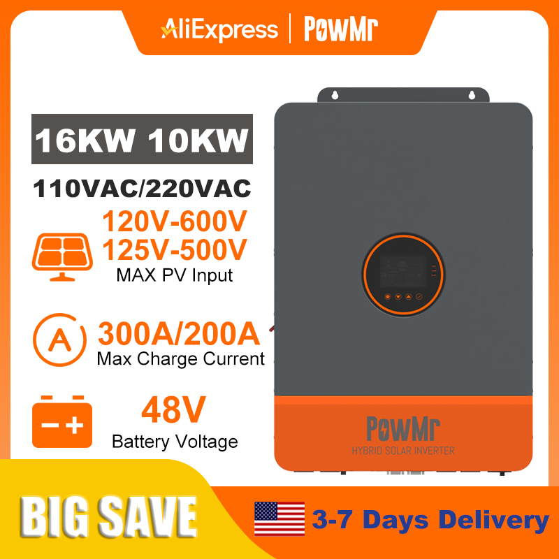 PowMr 16KW 10KW Split Phase In - Split Phase Inverter 10Kw 110V 220V review and price